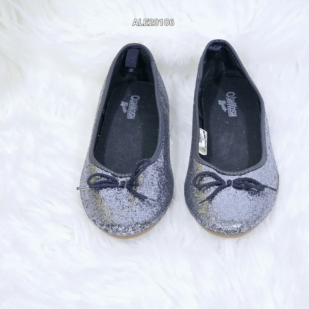 OshKosh B'gosh Girls Sparkling Blue Flats Sz.2